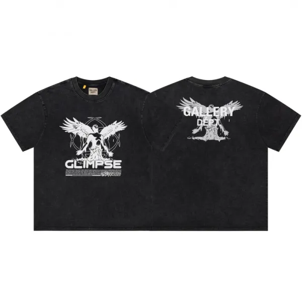 Gallery Dept Glimpse Winged Figure Black T-Shirt - 1