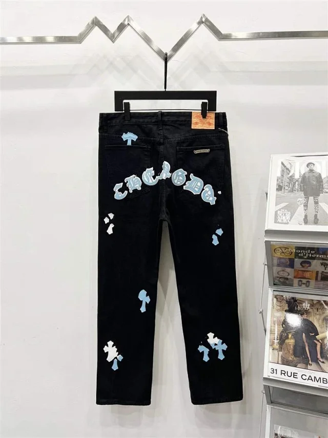 Unbranded Jeans Loose-Fit Cross Patch product detail image 33
