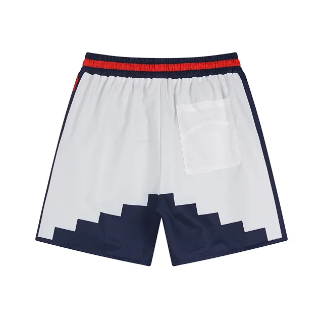 Rhude Shorts Embroidered R Logo Color-Block Drawstring product detail image 9