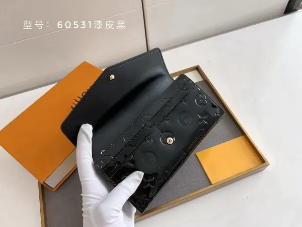 Louis Vuitton Monogram Vernis Long Wallet Pink - 8
