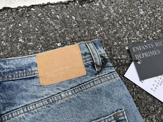 Purple Brand Jeans Distressed flared with frayed hems product detail image 17