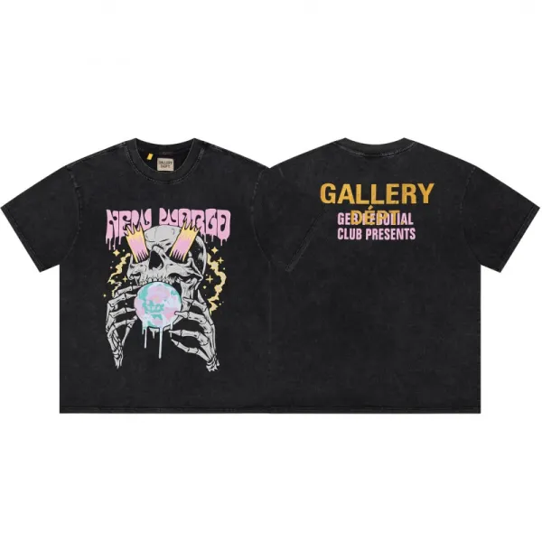 Gallery Dept Airy World Black Oversized T-Shirt - 1