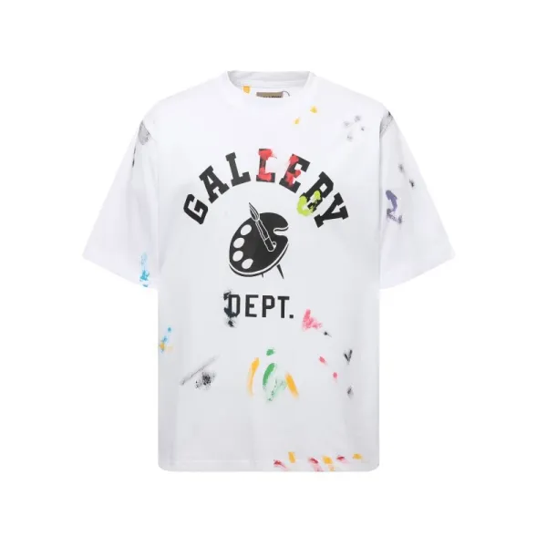 Gallery Dept Gallery Dept Paint Splatter T-Shirt White - 1