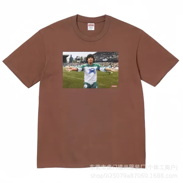 Supreme Smoke Logo Yellow T-Shirt - 15