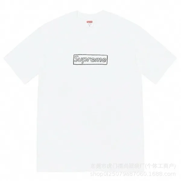 Supreme Smoke Logo Yellow T-Shirt - 33