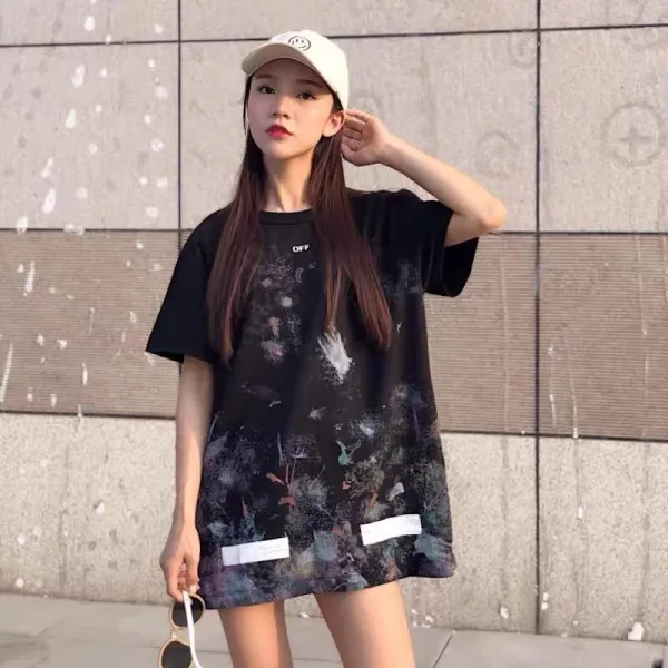 Off-White Arrow Gradient Print White T-Shirt - 12
