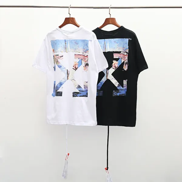Off-White Arrow Gradient Print White T-Shirt - 20