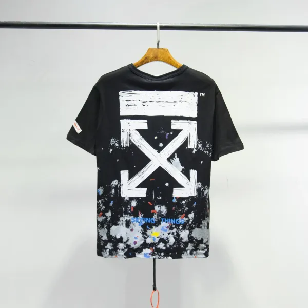 Off-White Arrow Gradient Print White T-Shirt - 24