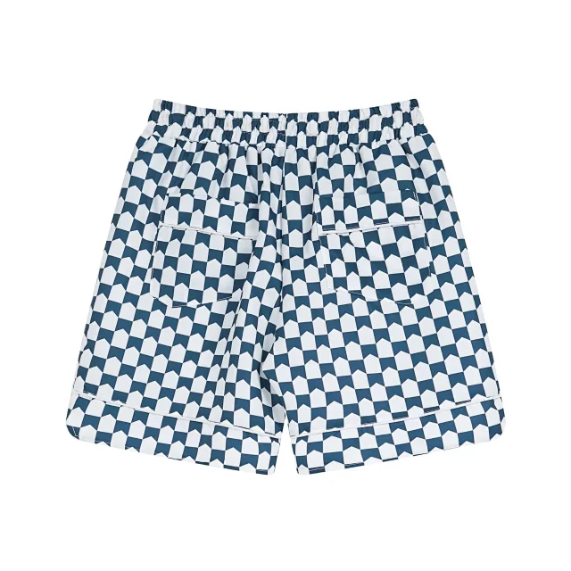 Rhude Shorts Checkerboard Drawstring product detail image 4