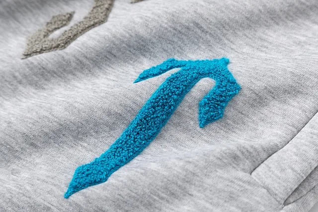 Trapstar Tracksuits Hooded tracksuit with gradient logo print and zip-hem joggers product detail image 11