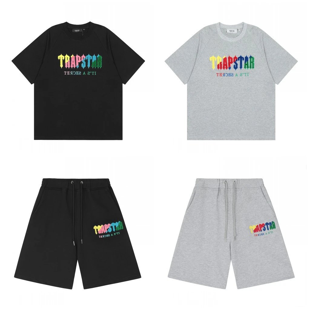 Trapstar London Shooters Black Graphic Shorts - 10