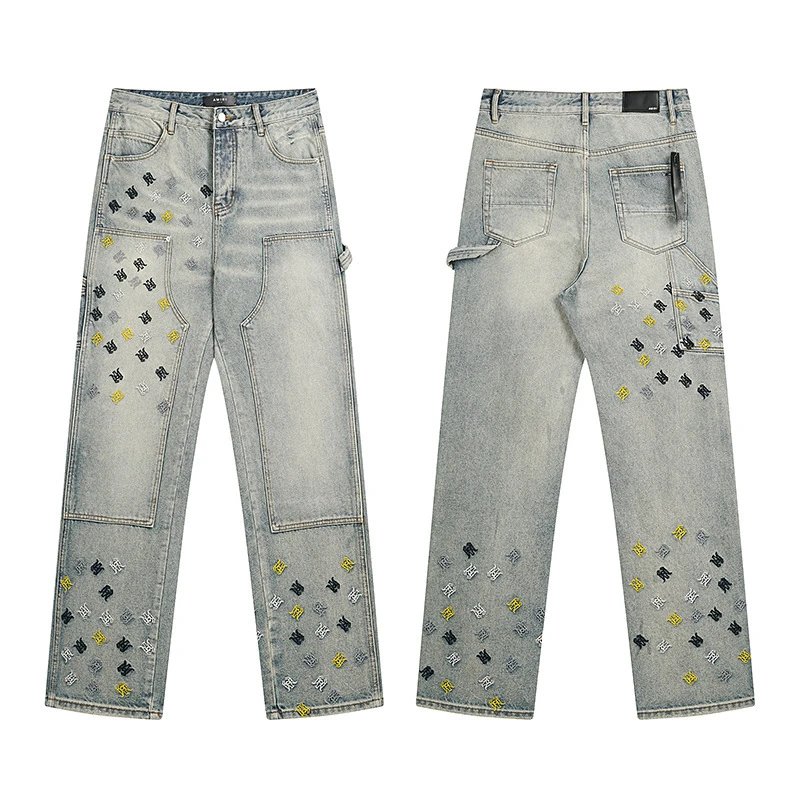 Purple Brand Jeans Loose Straight-Leg Carpenter — AM5019
