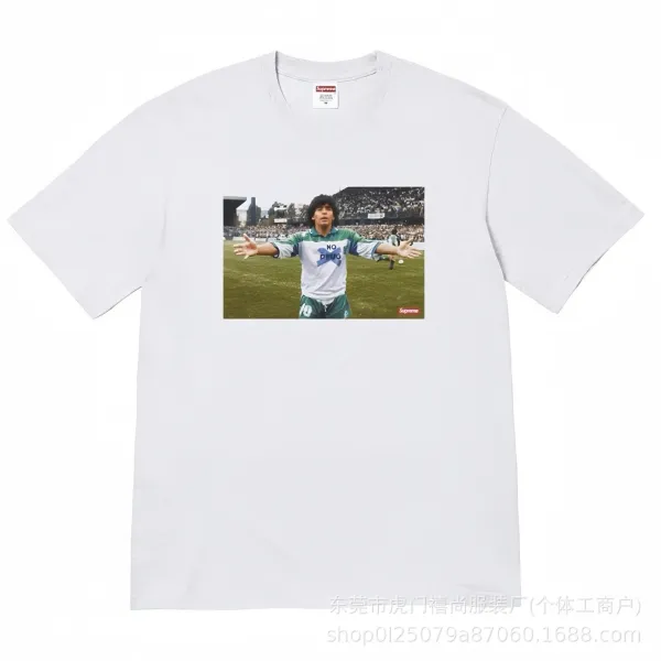 Supreme Smoke Logo Yellow T-Shirt - 16