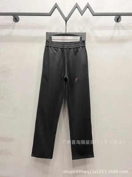 Design Sweatpants Light Gray Drawstring Waist Joggers - 11
