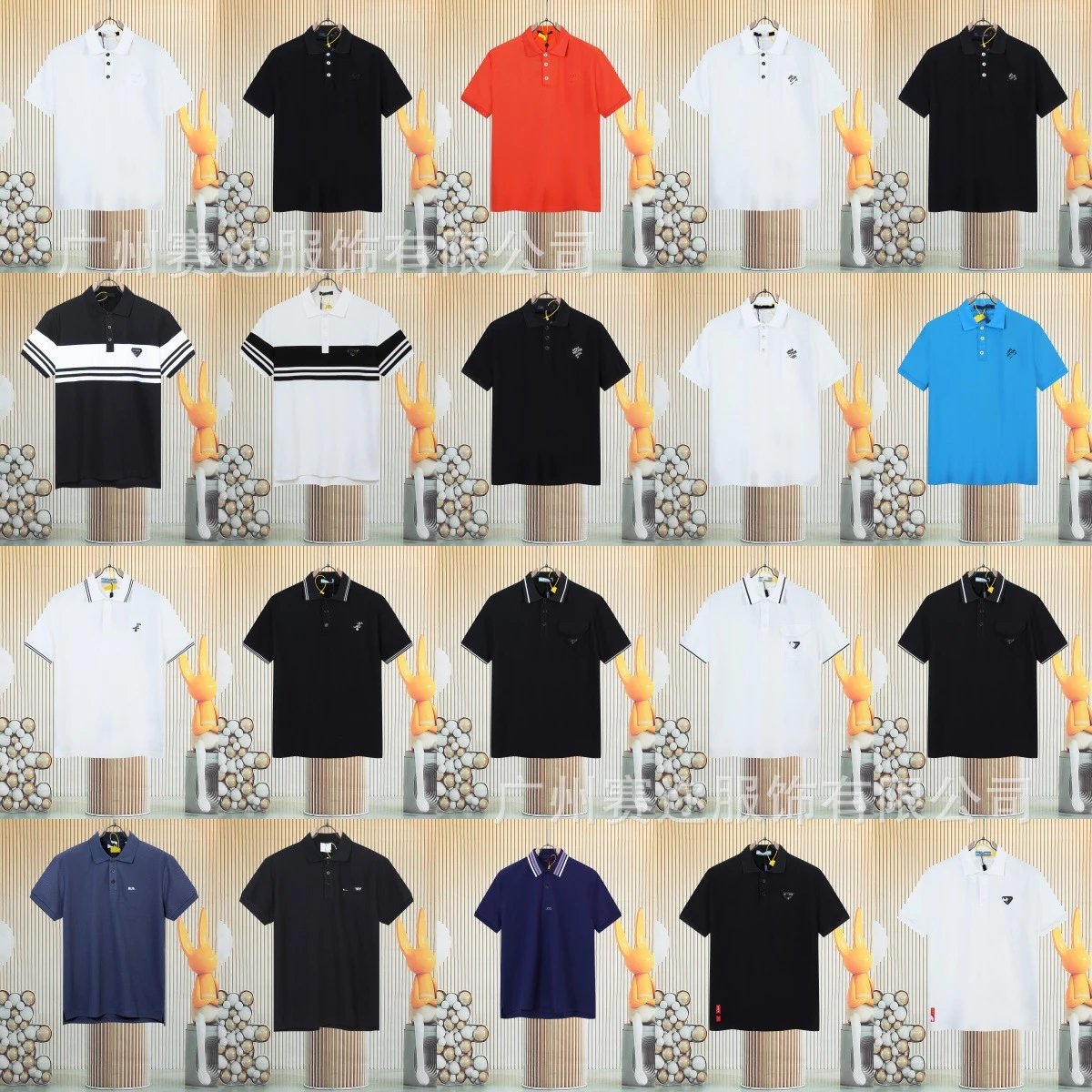 Unbranded Shirts Short-Sleeve Polo Shirt with Contrast Trim and Chest Pocket image 2