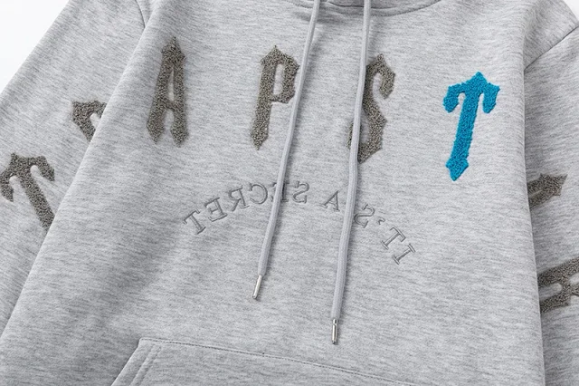Trapstar Tracksuits Hooded tracksuit with gradient logo print and zip-hem joggers product detail image 9