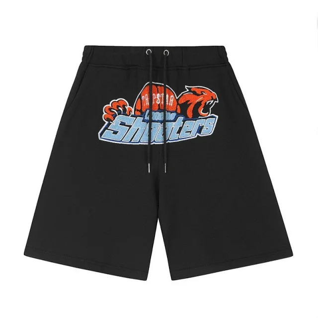 Trapstar Shorts Drawstring with embroidered panther graphic product detail image 15