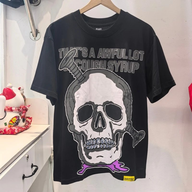 That's a Awful Lot of Cough Syrup Benjamin Franklin graphic — SMU-TS11# Black