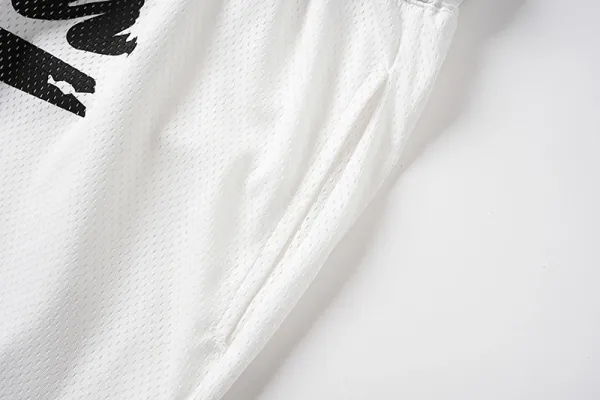 Amiri Script Mesh Shorts White - 24