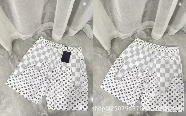 Gucci GG Monogram Print Shorts Black - 22