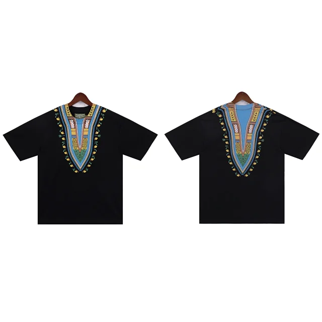 Unbranded T-Shirts Short-Sleeve Dashiki Print product detail image 3