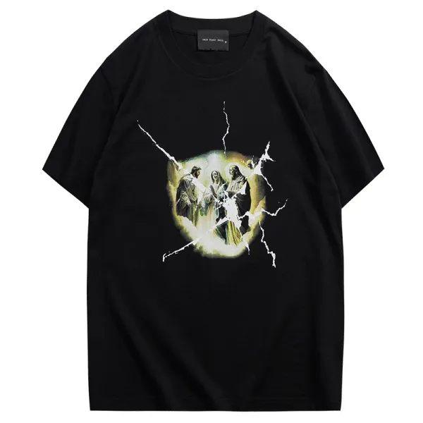 Design WP.SNAIL Art Portrait Sleeveless Top Black Vest Top - 3