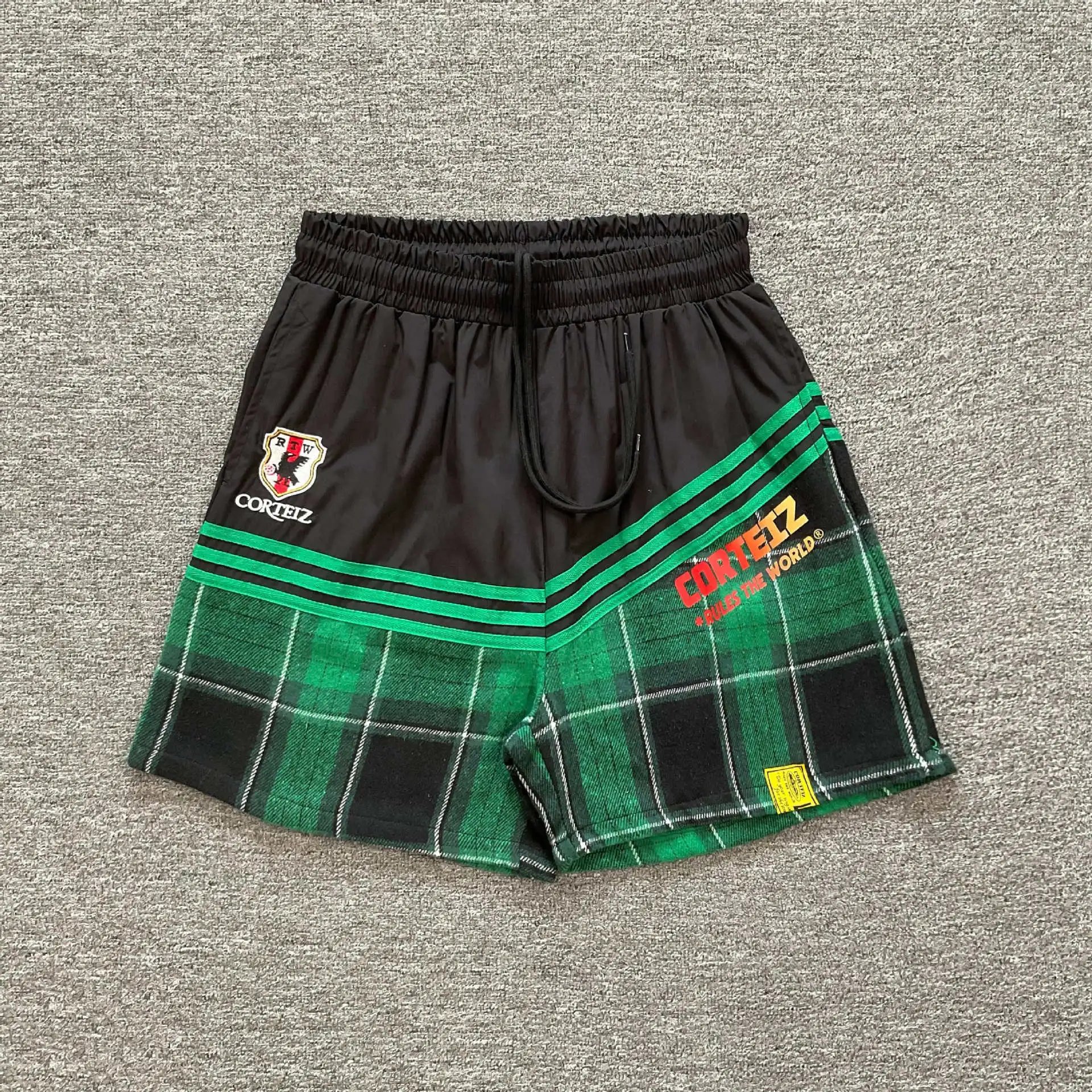 Corteiz Shorts Plaid Panel Drawstring image 5
