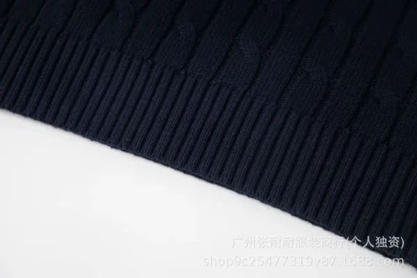 Polo Ralph Lauren Cable Knit V-Neck Sweater Beige - 10