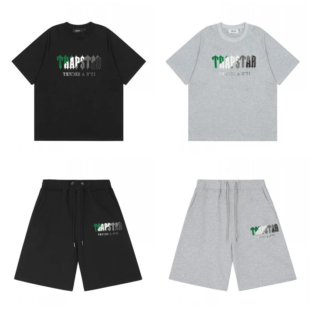 Trapstar London Shooters Black Graphic Shorts - 9