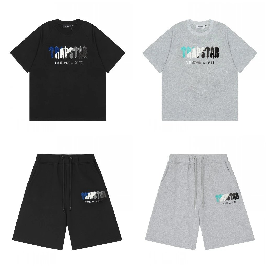 Trapstar London Shooters Black Graphic Shorts - 12