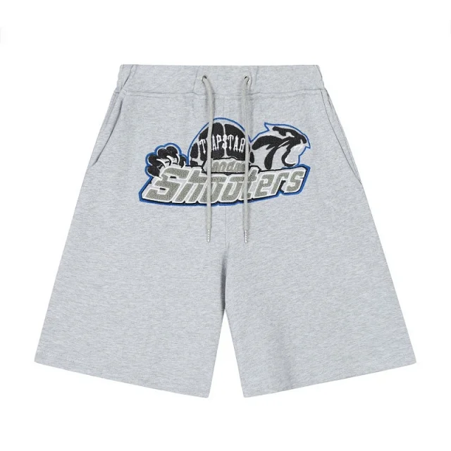 Trapstar Shorts Drawstring with embroidered panther graphic product detail image 21