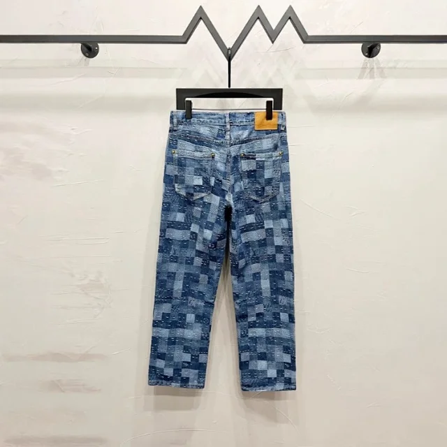 Louis Vuitton Matching Sets Monogram Denim Jacket and Jeans Set product detail image 10