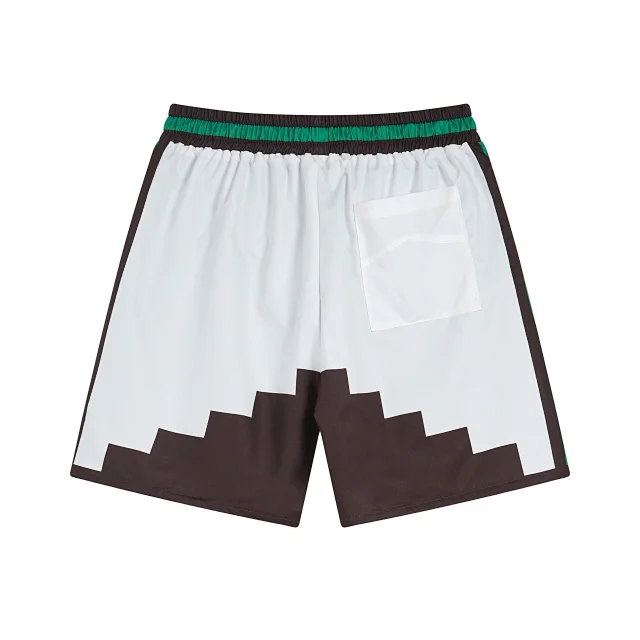 Rhude Shorts Embroidered R Logo Color-Block Drawstring product detail image 7