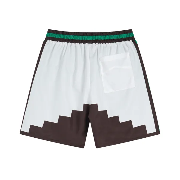 Raf Simons x Adidas Originals R Logo Swim Shorts White / Navy / Red - 8