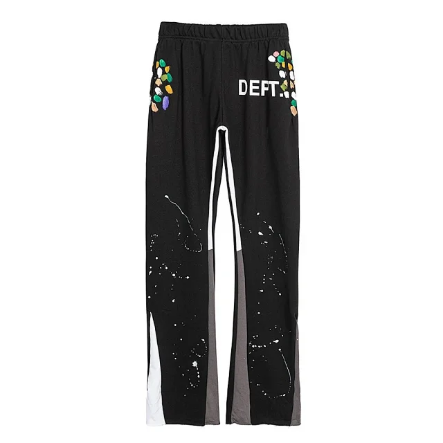 Gallery Dept. Trousers Paint-Splatter Split-Hem Sweatpants product detail image 27