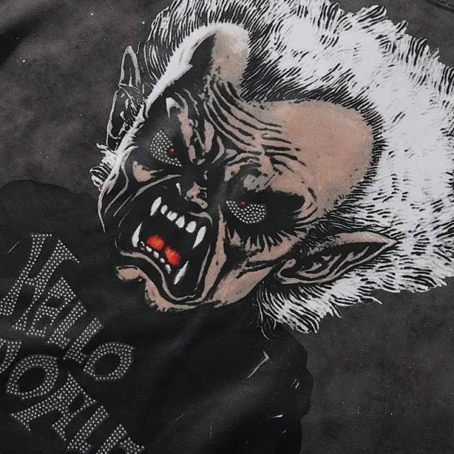 BKYS T-Shirts Oversized graphic-print short-sleeve T-shirt product detail image 16