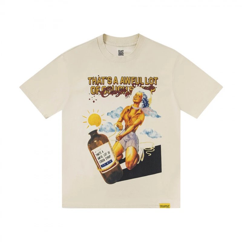 That's a Awful Lot of Cough Syrup Benjamin Franklin graphic — SMU-TS19#Apricot Color