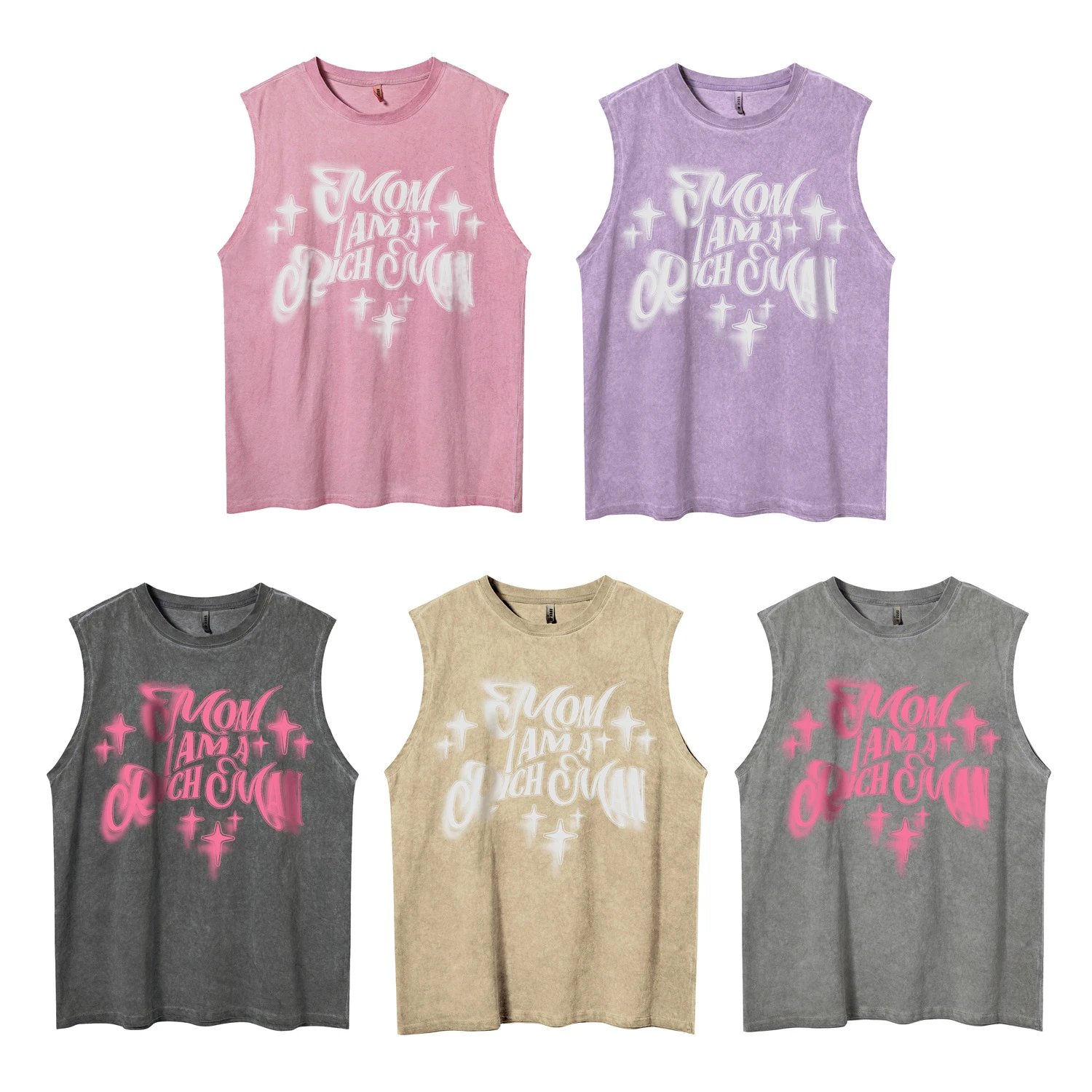 Unisex Tank Top Pink