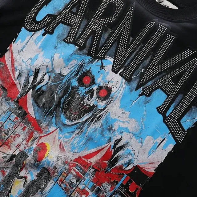 BKYS T-Shirts Oversized graphic-print short-sleeve T-shirt product detail image 26