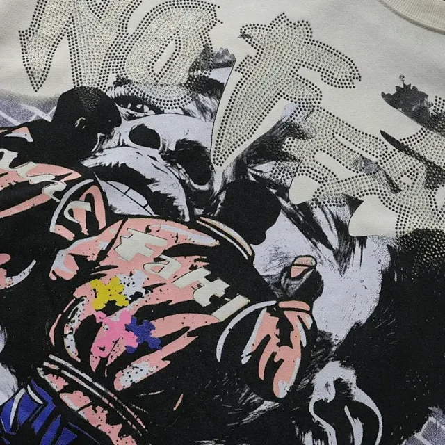 BKYS T-Shirts Oversized graphic-print short-sleeve T-shirt product detail image 28