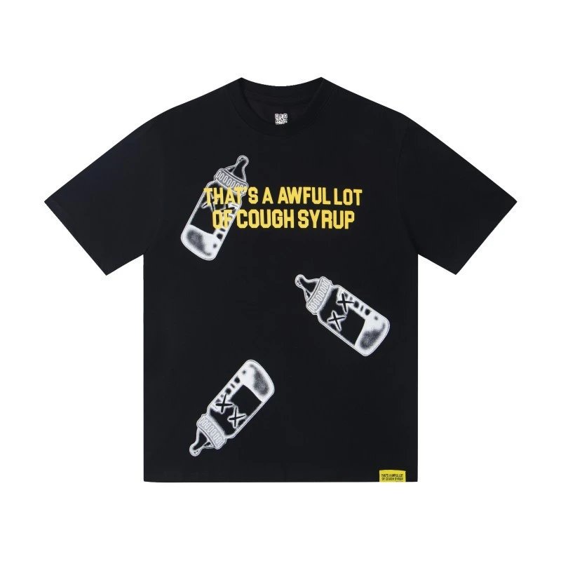 That's a Awful Lot of Cough Syrup Benjamin Franklin graphic — SMU-TS02# Black