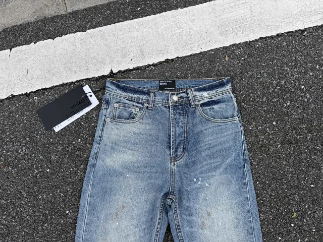 Purple Brand Jeans Distressed flared with frayed hems product detail image 13