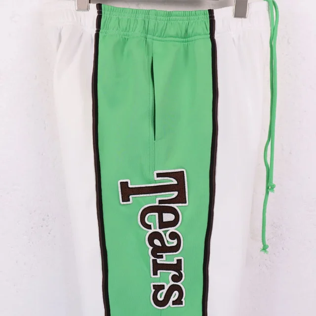 Unbranded Trousers Color-blocked elastic-cuff track pants product detail image 9