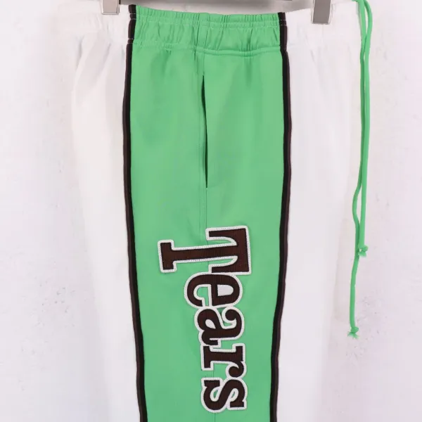 Design Track Pants Navy and Gray Sporty Sweatpants - 10