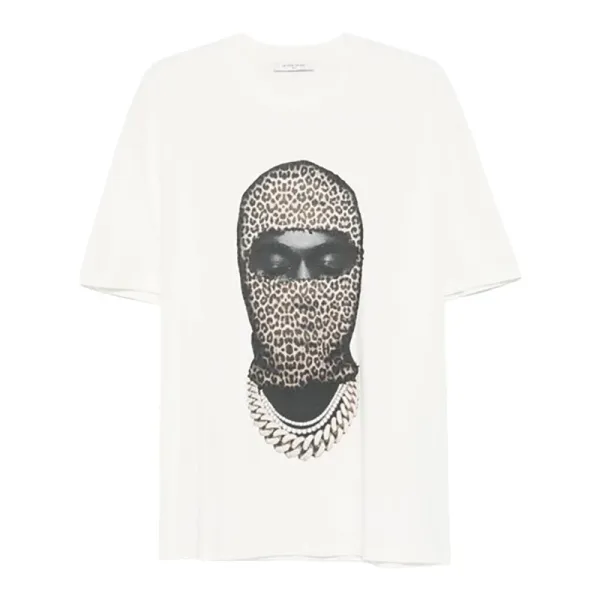 Design Eleven Eleven Face Print Oversized T-Shirt White - 6