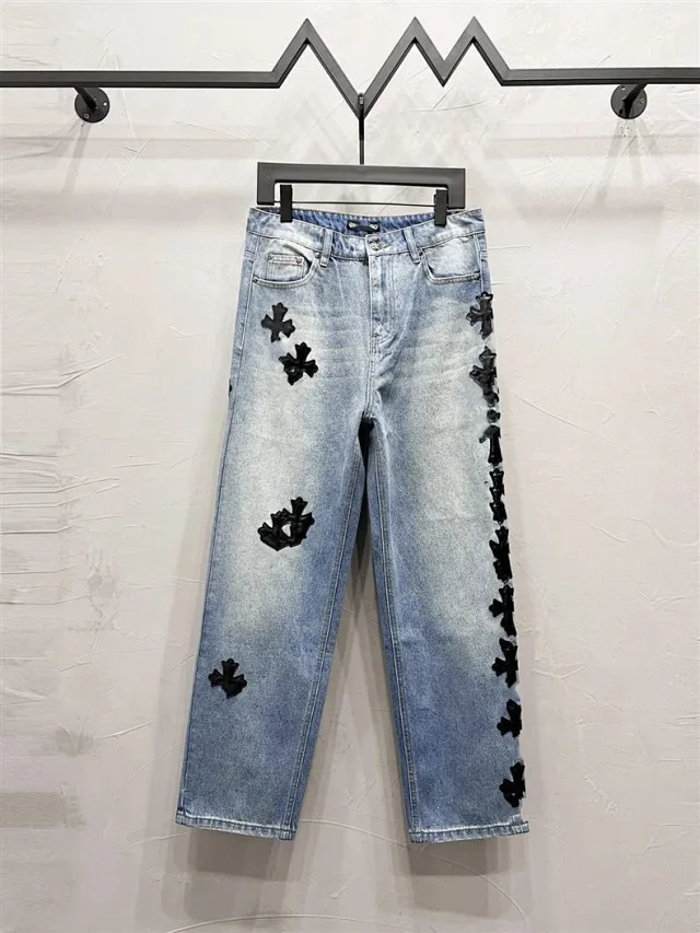 Unbranded Jeans Loose-Fit Cross Patch product detail image 4