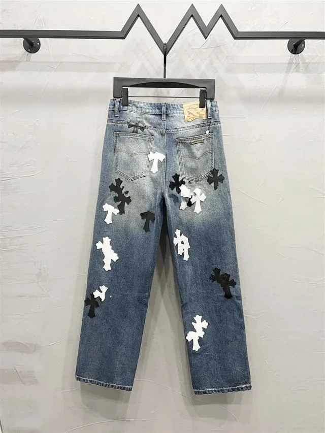 Unbranded Jeans Loose-Fit Cross Patch product detail image 13