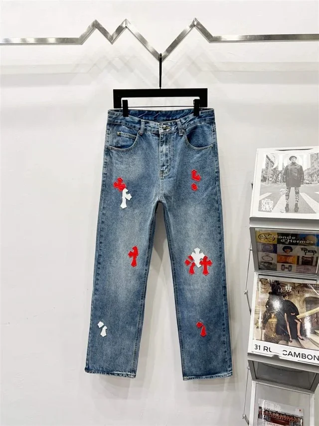 Unbranded Jeans Loose-Fit Cross Patch product detail image 30
