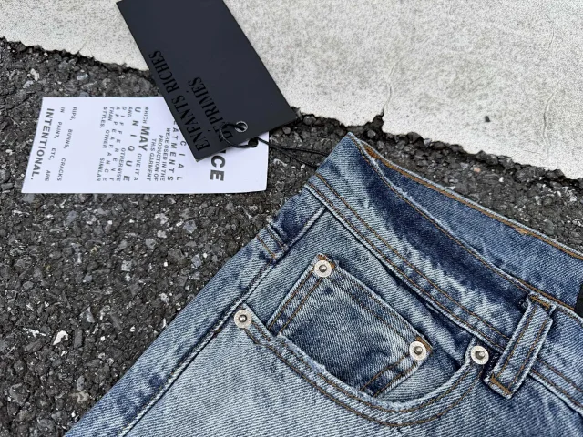 Purple Brand Jeans Distressed flared with frayed hems product detail image 14