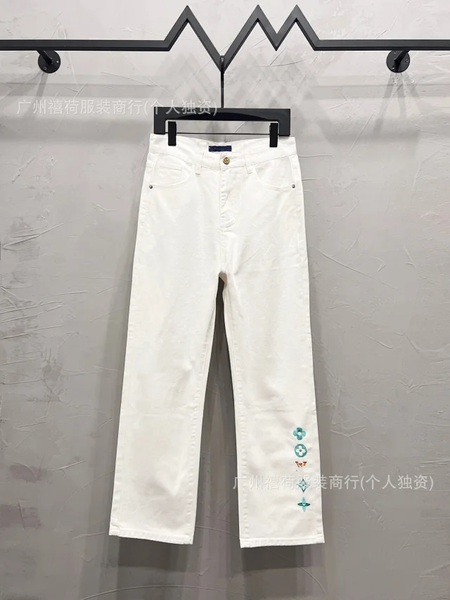 Louis Vuitton Jeans Straight-Leg Graphic Patch product detail image 3